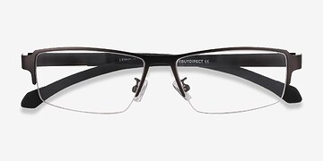 Gunmetal Lewis -  Classic Metal Eyeglasses