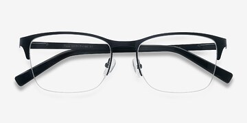 Navy Time -  Metal Eyeglasses