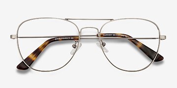 Gunmetal Harrier -  Vintage Metal Eyeglasses