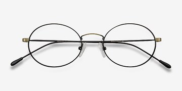 Black Bronze Mercury -  Metal Eyeglasses