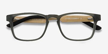 Gray Lincoln -  Designer Mixed Wood Eyeglasses