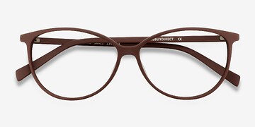 Matte Brown/Pink Adore -  Plastic Eyeglasses
