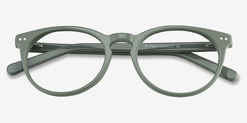 Green Morning -  Classic Plastic Eyeglasses