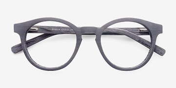 Gray Breeze -  Classic Mixed Wood Eyeglasses