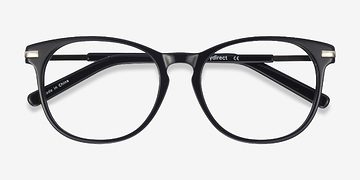 Black Decadence -  Fashion Acetate, Metal Eyeglasses