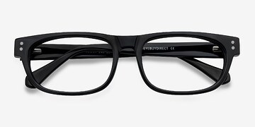 Black Oslo -  Acetate Eyeglasses