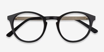 Black White Moon -  Fashion Metal Eyeglasses