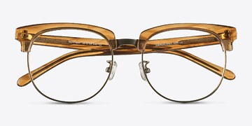 Brown Skyscraper -  Geek Metal Eyeglasses