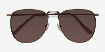 Bronze Fume -  Metal Sunglasses