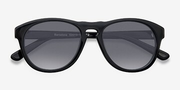 Black Barcelona -  Plastic Sunglasses