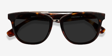 Tortoise Crown -  Vintage Metal Sunglasses