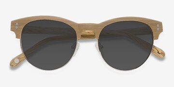Yellow College -  Mixed Wood Sunglasses