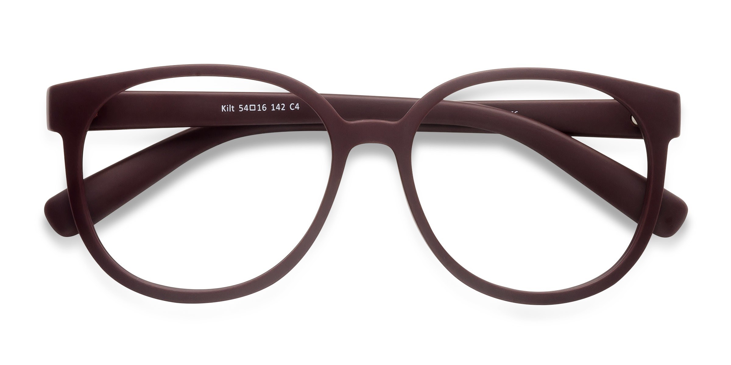 Dark Red Kilt - Plastic Eyeglasses