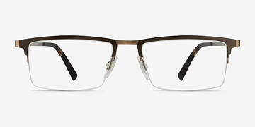 Brown Vector -  Lightweight Metal Eyeglasses