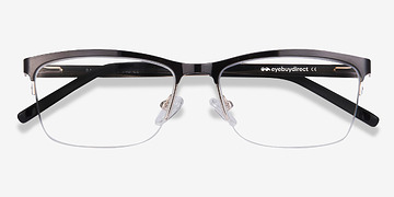 Black Rally -  Metal Eyeglasses