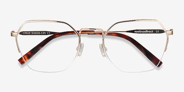Gold Cruz -  Fashion Metal Eyeglasses