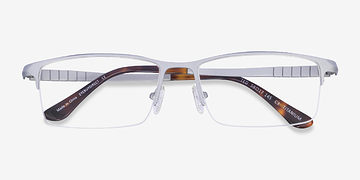Matte Silver Ted -  Titanium Eyeglasses