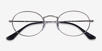 Gunmetal Ray-Ban RB3547V -  Lightweight Metal Eyeglasses