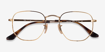 Gold Ray-Ban RB6448 -  Lightweight Metal Eyeglasses