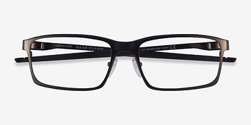 Gunmetal Oakley Base Plane -  Metal Eyeglasses