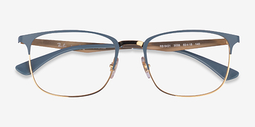 Gray Gold Ray-Ban RB6421 -  Metal Eyeglasses