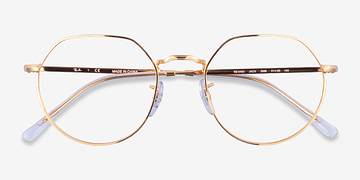 Gold Ray-Ban RB6465 Jack -  Metal Eyeglasses