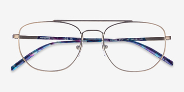 Shiny Brushed Gunmetal ARNETTE Layne -  Metal Eyeglasses