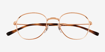 Rose Gold Ray-Ban RB6509 -  Metal Eyeglasses