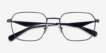Satin Black Coach HC5186 -  Metal Eyeglasses