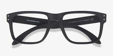 Satin Black Oakley Holbrook Rx -  Plastic Eyeglasses
