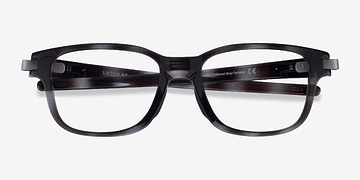 Gray Tortoise Oakley Latch SS -  Plastic Eyeglasses