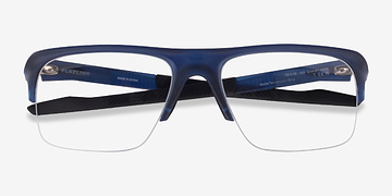 Translucent Blue Oakley Plazlink -  Plastic Eyeglasses