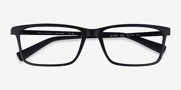 Matte Black Armani Exchange AX3027 -  Plastic Eyeglasses