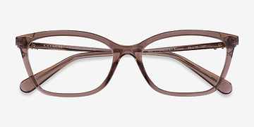 Transparent Brown Coach HC6146U -  Plastic Eyeglasses