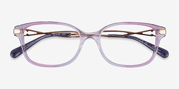 Gradient Transparent Purple Coach HC6172 -  Acetate Eyeglasses