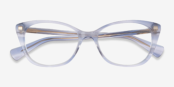 Striped Blue Clear Ralph RA7146 -  Acetate Eyeglasses