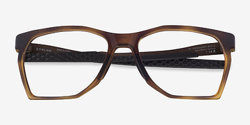 Brown Tortoise Oakley Ctrlnk -  Plastic Eyeglasses