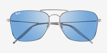 Gunmetal Ray-Ban Caravan Reverse -  Metal Sunglasses
