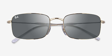 Gold Ray-Ban RB3746 -  Metal Sunglasses