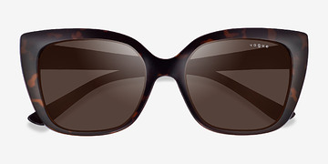 Dark Tortoise Vogue Eyewear VO5337S -  Plastic Sunglasses