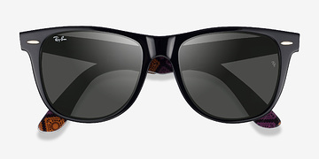 Satin Black Ray-Ban Wayfarer Change -  Acetate Sunglasses