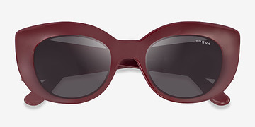 Burgundy Red Vogue Eyewear VO5480S -  Plastic Sunglasses