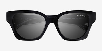 Black Coach HC8418U CAD18 -  Plastic Sunglasses