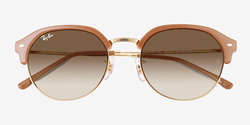 Brown Ray-Ban RB4429 -  Plastic Sunglasses