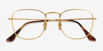 Matte Gold Ray-Ban RB8157V Frank -  Titanium Eyeglasses