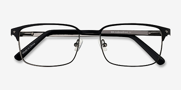 Black Normandy -  Metal Eyeglasses