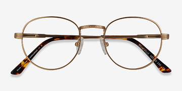 Golden Belleville -  Vintage Metal Eyeglasses