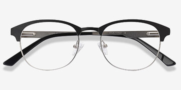 Black Toledo -  Vintage Metal Eyeglasses