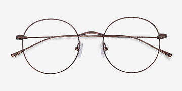 Coffee Dapper -  Vintage Metal Eyeglasses