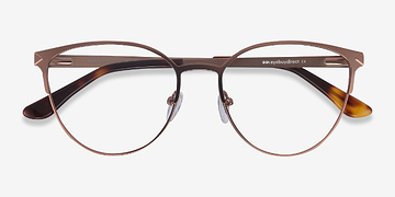 Rose Gold Nadia -  Vintage Metal Eyeglasses